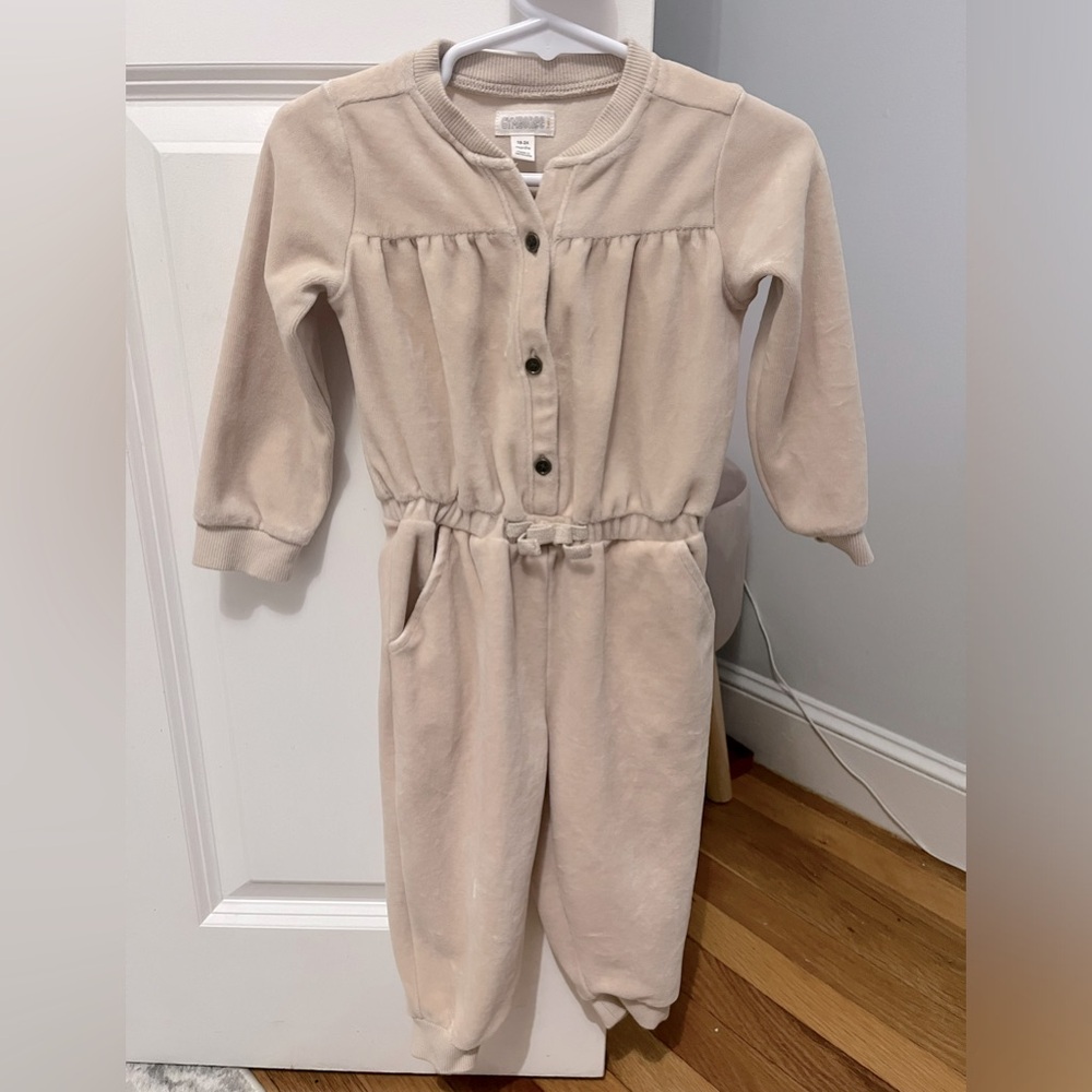 Gymboree Velour Jumpsuit